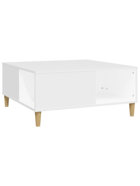 Konferenční stolek bílý 80 x 80 x 36,5 cm kompozitní dřevo