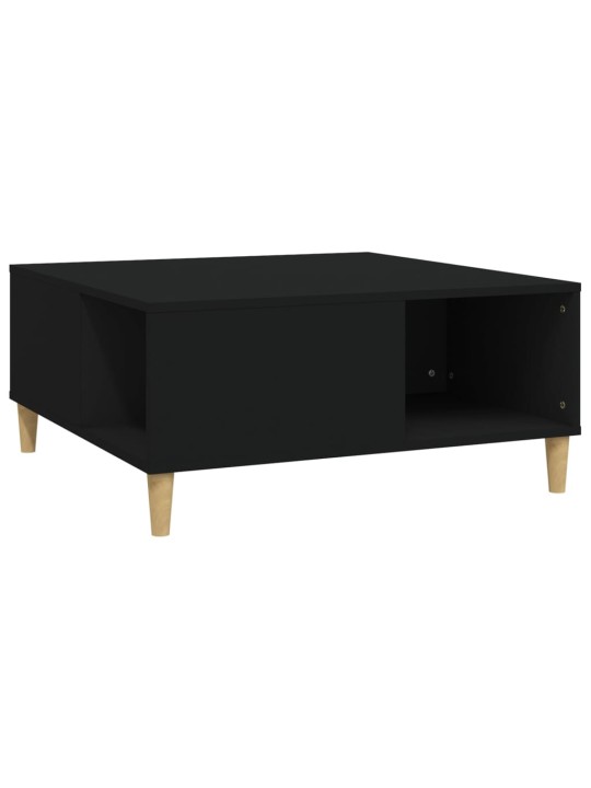 Konferenční stolek černý 80 x 80 x 36,5 cm kompozitní dřevo