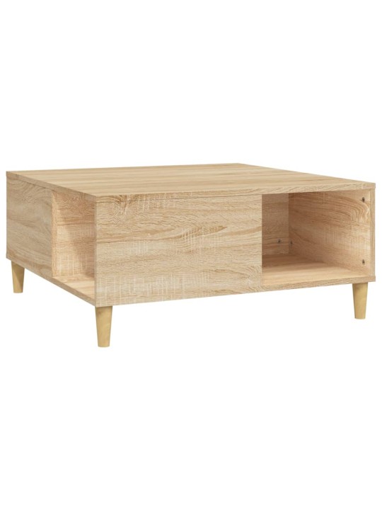 Konferenční stolek dub sonoma 80x80x36,5 cm kompozitní dřevo