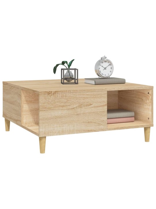 Konferenční stolek dub sonoma 80x80x36,5 cm kompozitní dřevo