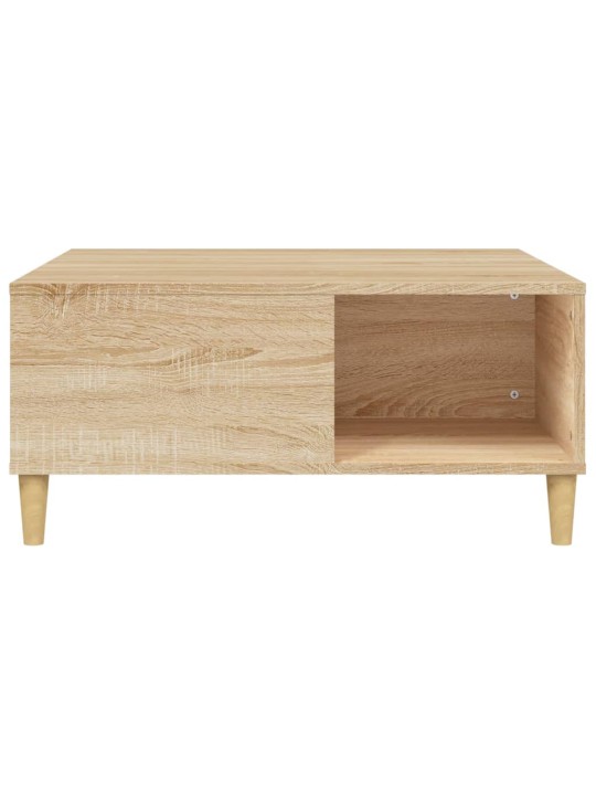Konferenční stolek dub sonoma 80x80x36,5 cm kompozitní dřevo