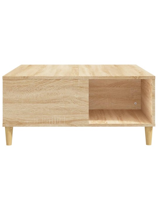 Konferenční stolek dub sonoma 80x80x36,5 cm kompozitní dřevo