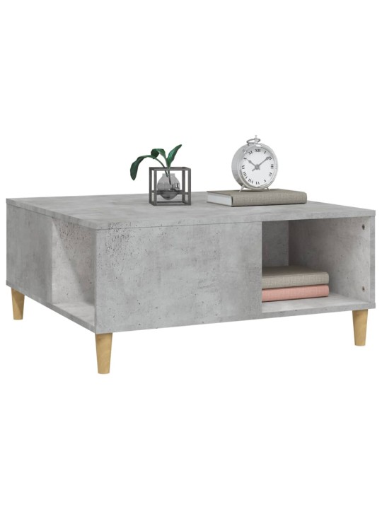 Konferenční stolek betonově šedý 80x80x36,5 cm kompozitní dřevo