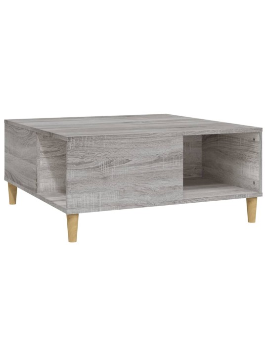 Konferenční stolek šedý sonoma 80x80x36,5 cm kompozitní dřevo