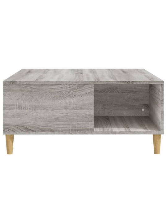 Konferenční stolek šedý sonoma 80x80x36,5 cm kompozitní dřevo