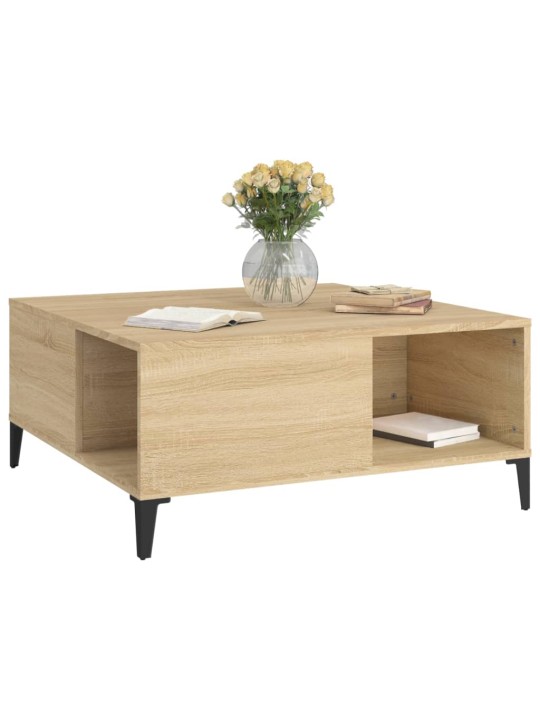 Konferenční stolek dub sonoma 80x80x36,5 cm kompozitní dřevo