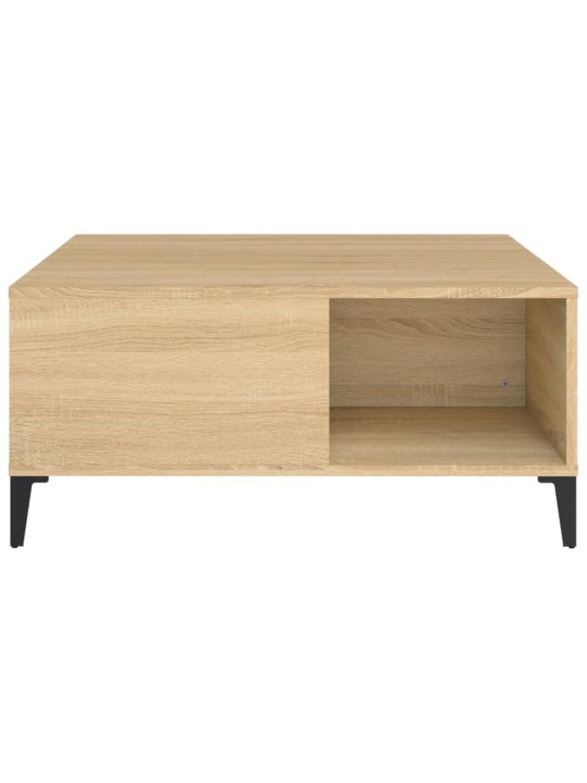 Konferenční stolek dub sonoma 80x80x36,5 cm kompozitní dřevo