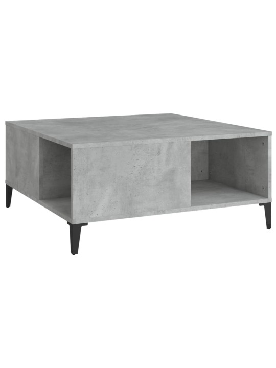 Konferenční stolek betonově šedý 80x80x36,5 cm kompozitní dřevo