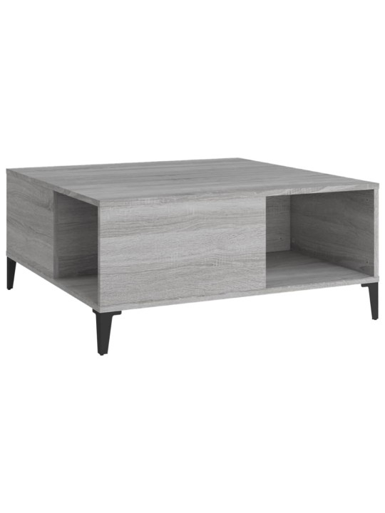 Konferenční stolek šedý sonoma 80x80x36,5 cm kompozitní dřevo