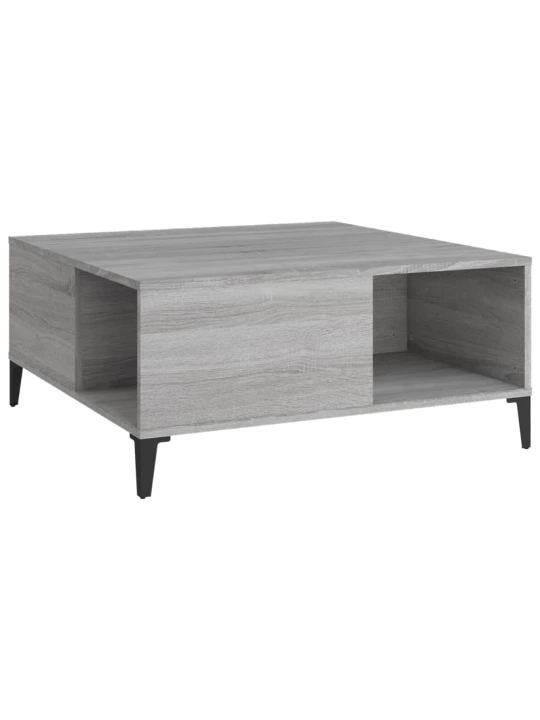 Konferenční stolek šedý sonoma 80x80x36,5 cm kompozitní dřevo