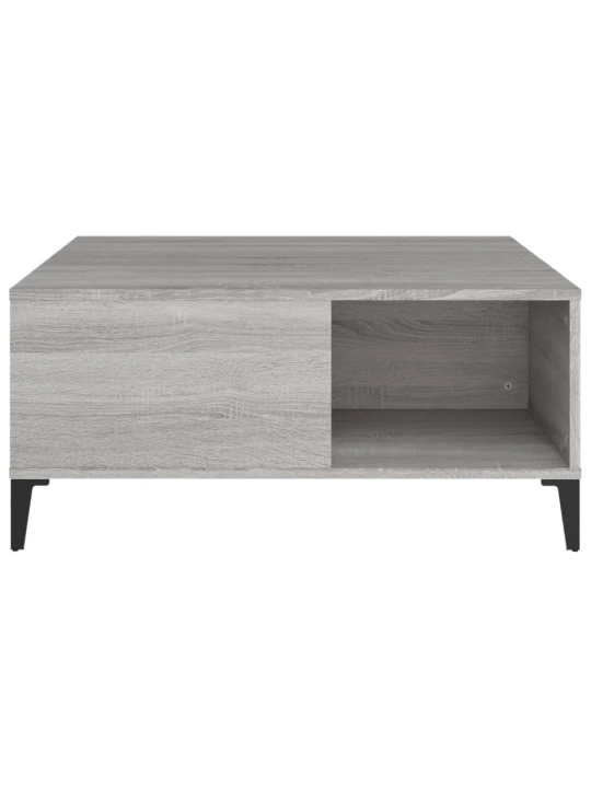 Konferenční stolek šedý sonoma 80x80x36,5 cm kompozitní dřevo