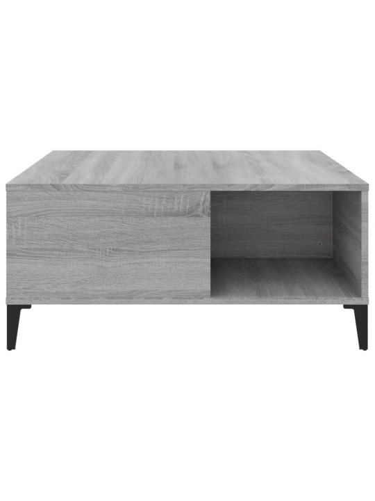 Konferenční stolek šedý sonoma 80x80x36,5 cm kompozitní dřevo