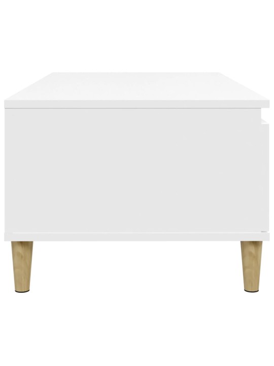 Konferenční stolek bílý 90 x 50 x 36,5 cm kompozitní dřevo