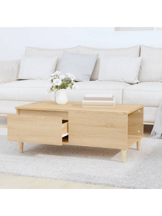 Konferenční stolek dub sonoma 90x50x36,5 cm kompozitní dřevo