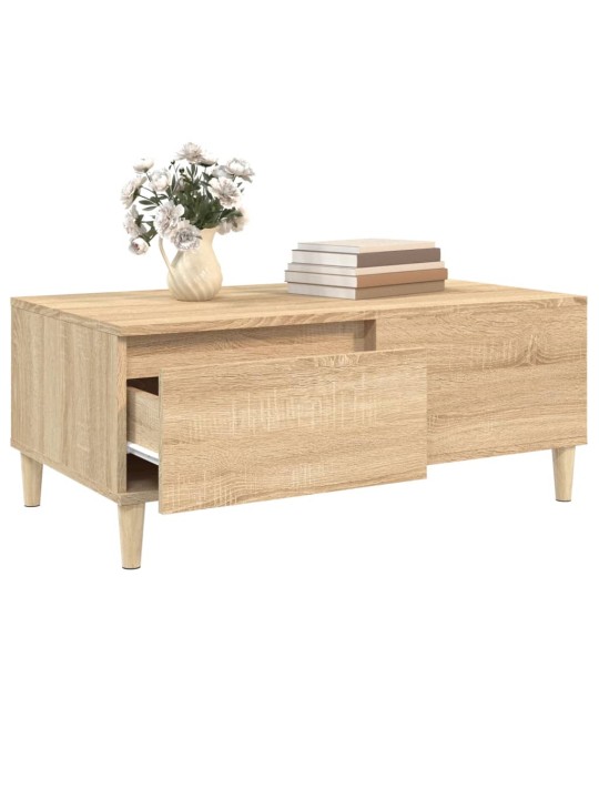 Konferenční stolek dub sonoma 90x50x36,5 cm kompozitní dřevo