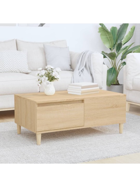 Konferenční stolek dub sonoma 90x50x36,5 cm kompozitní dřevo
