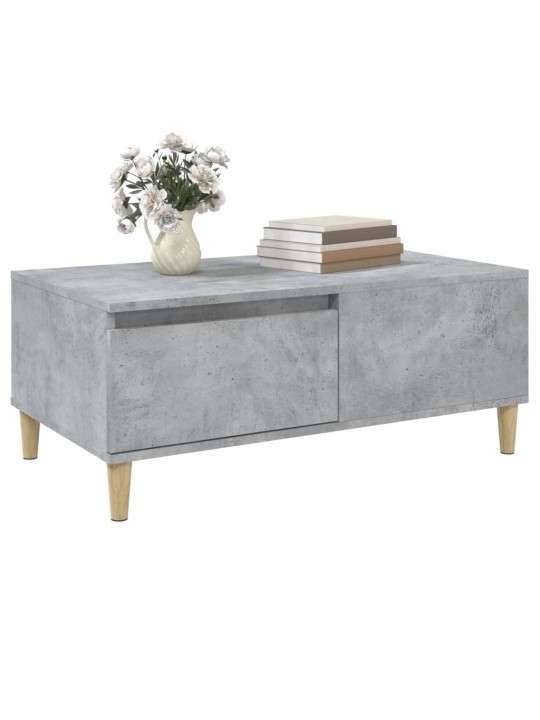 Konferenční stolek betonově šedý 90x50x36,5 cm kompozitní dřevo