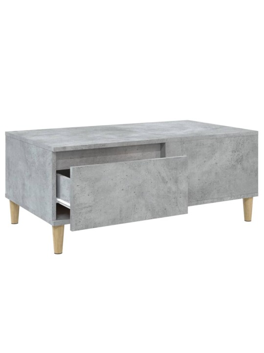 Konferenční stolek betonově šedý 90x50x36,5 cm kompozitní dřevo