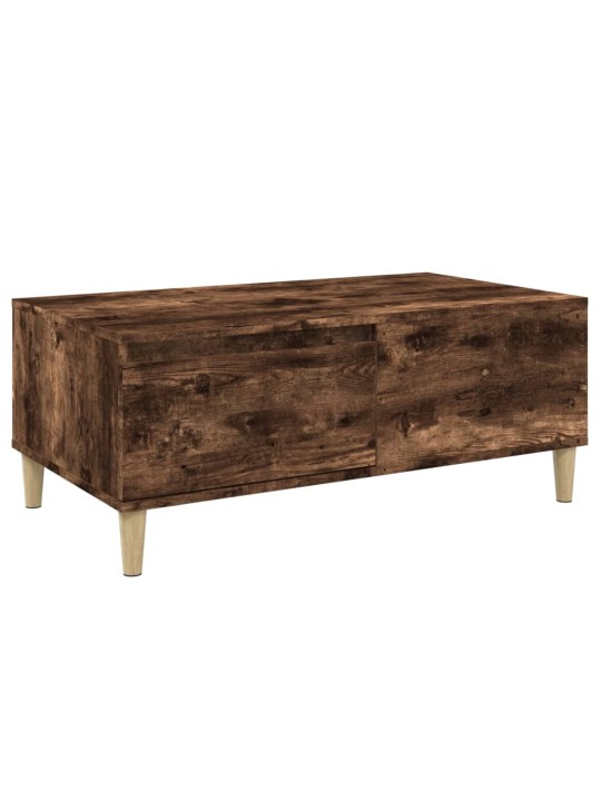 Konferenční stolek kouřový dub 90x50x36,5 cm kompozitní dřevo
