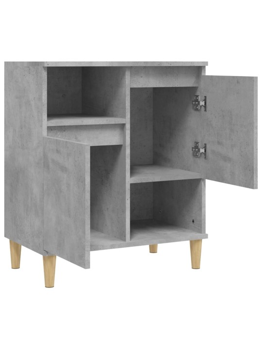 Příborník betonově šedý 60 x 35 x 70 cm kompozitní dřevo