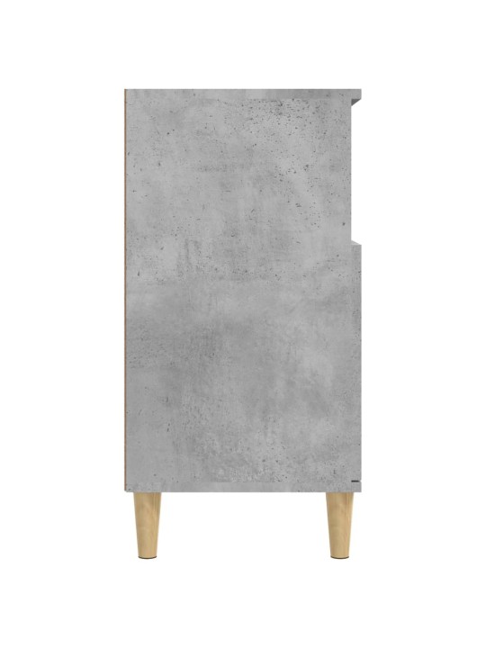 Příborník betonově šedý 60 x 35 x 70 cm kompozitní dřevo