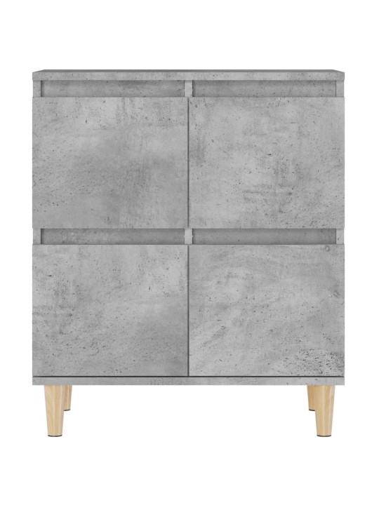 Příborník betonově šedý 60 x 35 x 70 cm kompozitní dřevo