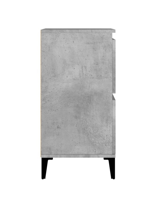 Příborník betonově šedý 60 x 35 x 70 cm kompozitní dřevo