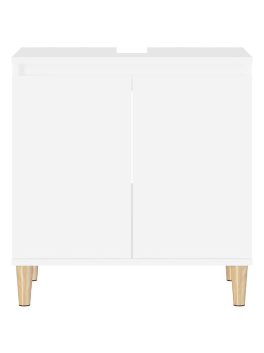 Skříňka pod umyvadlo bílá 58 x 33 x 60 cm kompozitní dřevo