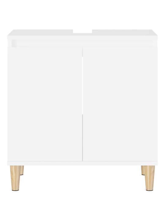 Skříňka pod umyvadlo bílá 58 x 33 x 60 cm kompozitní dřevo
