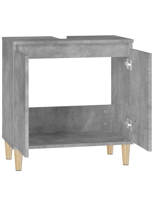 Skříňka pod umyvadlo betonově šedá 58x33x60 cm kompozitní dřevo
