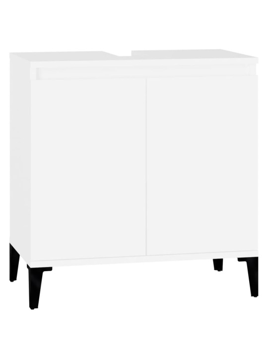 Skříňka pod umyvadlo bílá 58 x 33 x 60 cm kompozitní dřevo