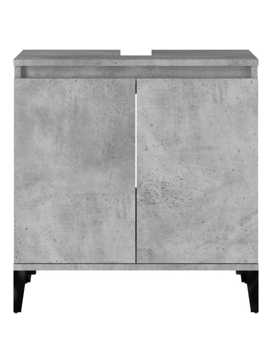 Skříňka pod umyvadlo betonově šedá 58x33x60 cm kompozitní dřevo