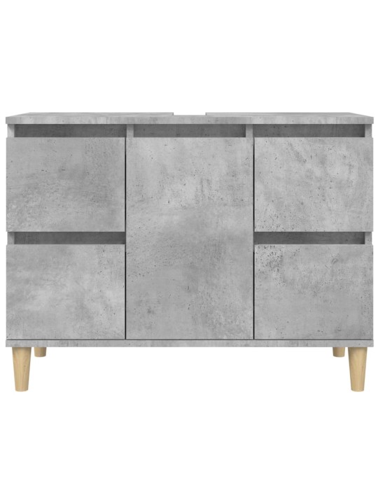 Skříňka pod umyvadlo betonově šedá 80x33x60 cm kompozitní dřevo