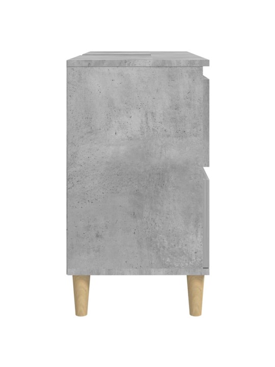 Skříňka pod umyvadlo betonově šedá 80x33x60 cm kompozitní dřevo