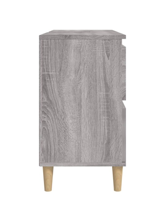 Skříňka pod umyvadlo šedá sonoma 80x33x60 cm kompozitní dřevo