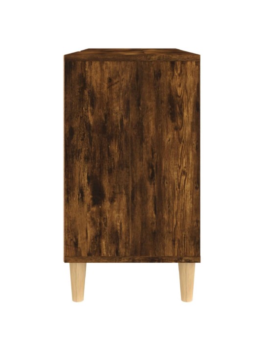 Skříňka pod umyvadlo kouřový dub 80x33x60 cm kompozitní dřevo