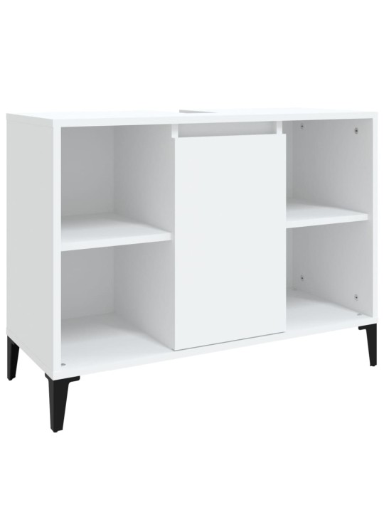 Skříňka pod umyvadlo bílá 80 x 33 x 60 cm kompozitní dřevo
