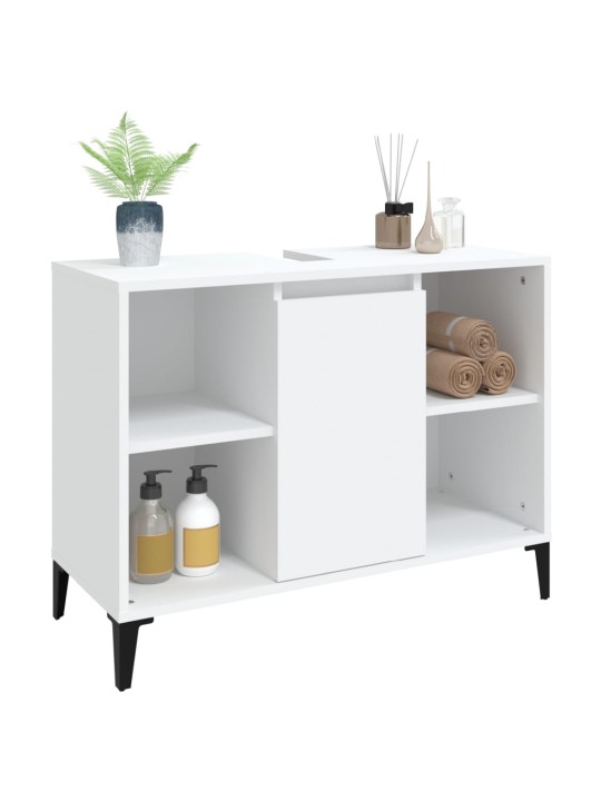 Skříňka pod umyvadlo bílá 80 x 33 x 60 cm kompozitní dřevo