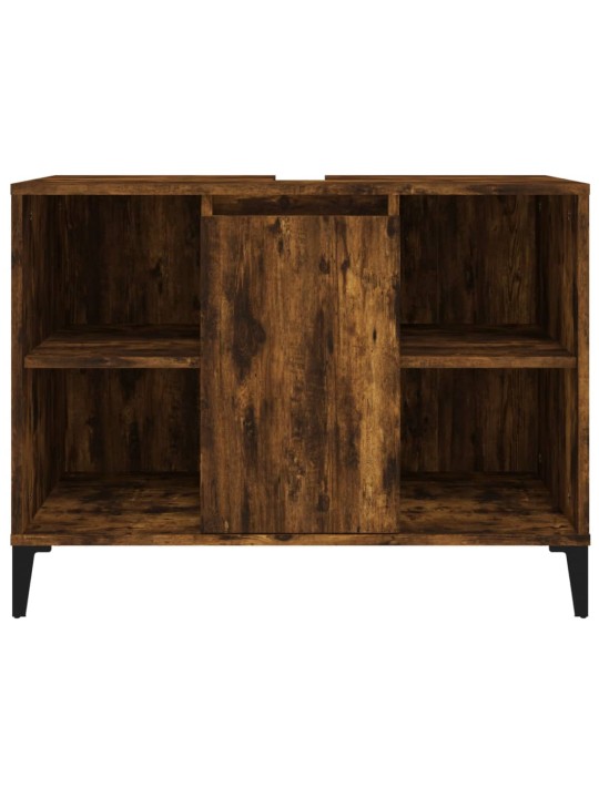 Skříňka pod umyvadlo kouřový dub 80x33x60 cm kompozitní dřevo