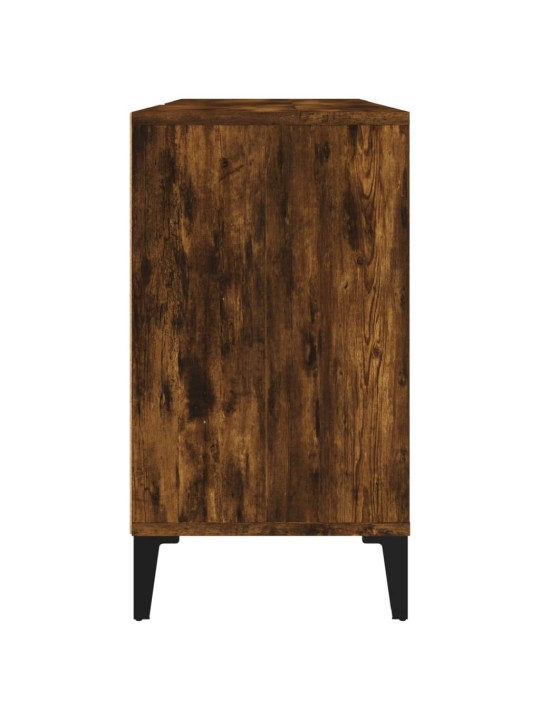 Skříňka pod umyvadlo kouřový dub 80x33x60 cm kompozitní dřevo