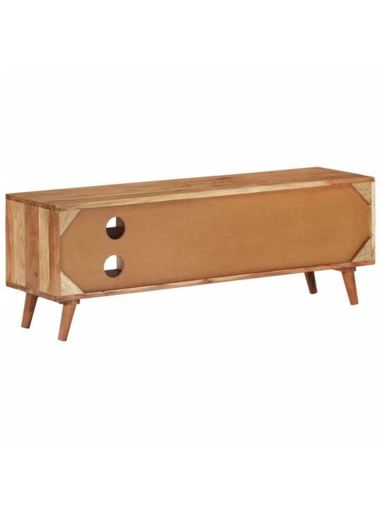 Tv skříňka 112 x 30 x 40 cm masivní akáciové dřevo