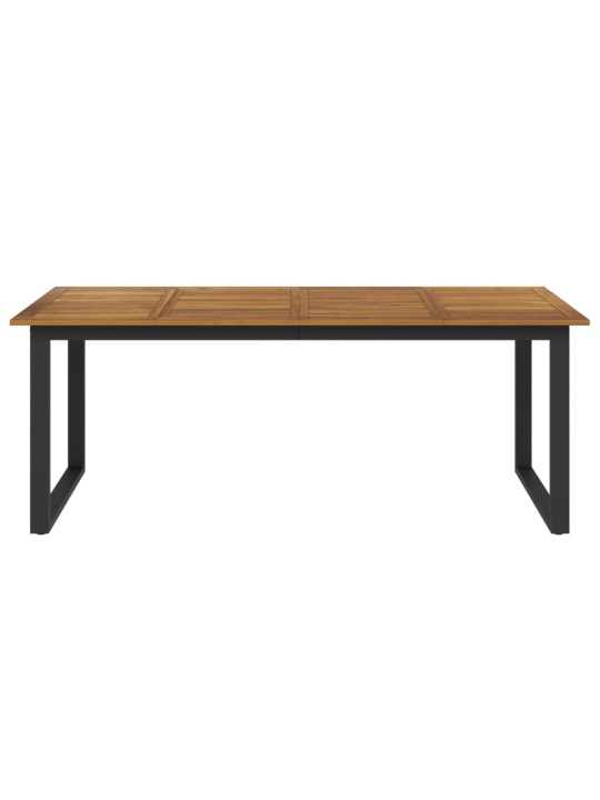 Zahradní stůl s nohami ve tvaru u 200x90x75 cm masivní akácie