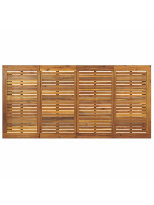 Zahradní stůl s nohami ve tvaru u 200x90x75 cm masivní akácie