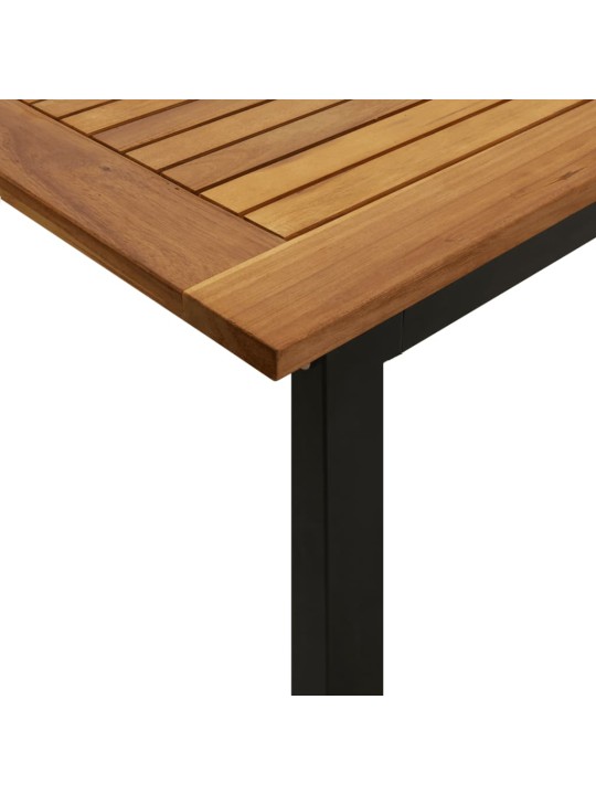Zahradní stůl s nohami ve tvaru u 200x90x75 cm masivní akácie