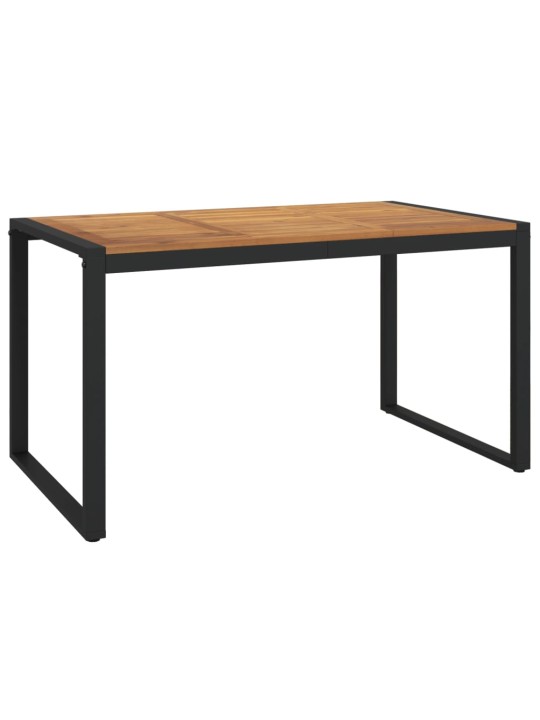 Zahradní stůl s nohami ve tvaru U 140x80x75 cm masivní akácie