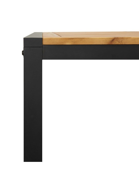 Zahradní stůl s nohami ve tvaru U 140x80x75 cm masivní akácie