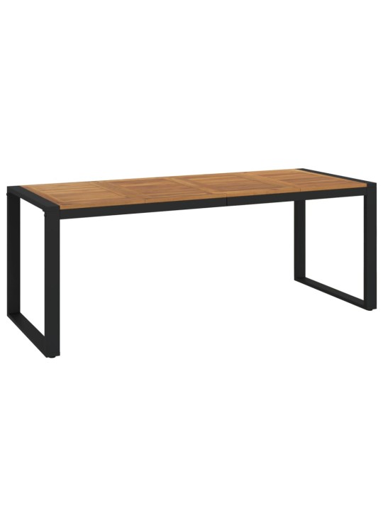 Zahradní stůl s nohami ve tvaru u 200x90x75 cm masivní akácie