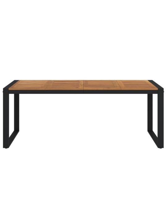 Zahradní stůl s nohami ve tvaru u 200x90x75 cm masivní akácie