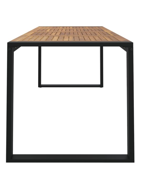 Zahradní stůl s nohami ve tvaru u 200x90x75 cm masivní akácie