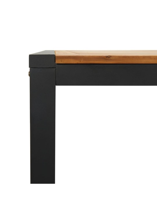 Zahradní stůl s nohami ve tvaru u 200x90x75 cm masivní akácie